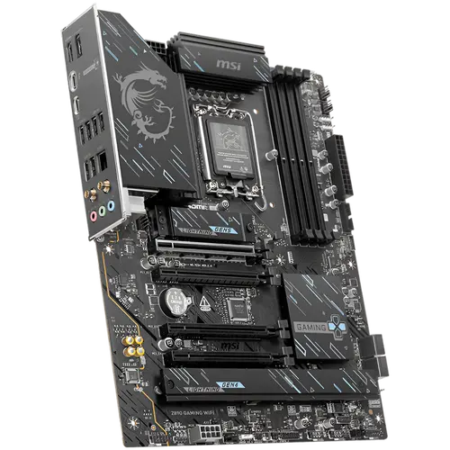 MSI Z890 GAMING WIFI, LGA 1851, Dual Channel DDR5 up to 8800(OC)MHz, 4x PCIe x16 slots, 3x M.2 slots, 6x USB 5Gbps A, 1x USB 20Gbps Type-C, 1x HDMI, 1x Type-C DP, 1x DP, 2.5Gbps LAN, Wi-Fi 7, 7.1 Audio, 3Y Warranty - image 2