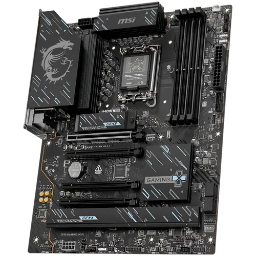 MSI Z890 GAMING WIFI, LGA 1851, Dual Channel DDR5 up to 8800(OC)MHz, 4x PCIe x16 slots, 3x M.2 slots, 6x USB 5Gbps A, 1x USB 20Gbps Type-C, 1x HDMI, 1x Type-C DP, 1x DP, 2.5Gbps LAN, Wi-Fi 7, 7.1 Audio, 3Y Warranty - image 3