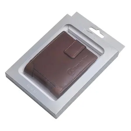 Мъжки кафяв портфейл Auto Set с лого на Mercedes - image 5