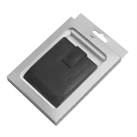 Мъжки черен портфейл Auto Set с лого на Mercedes - image 5