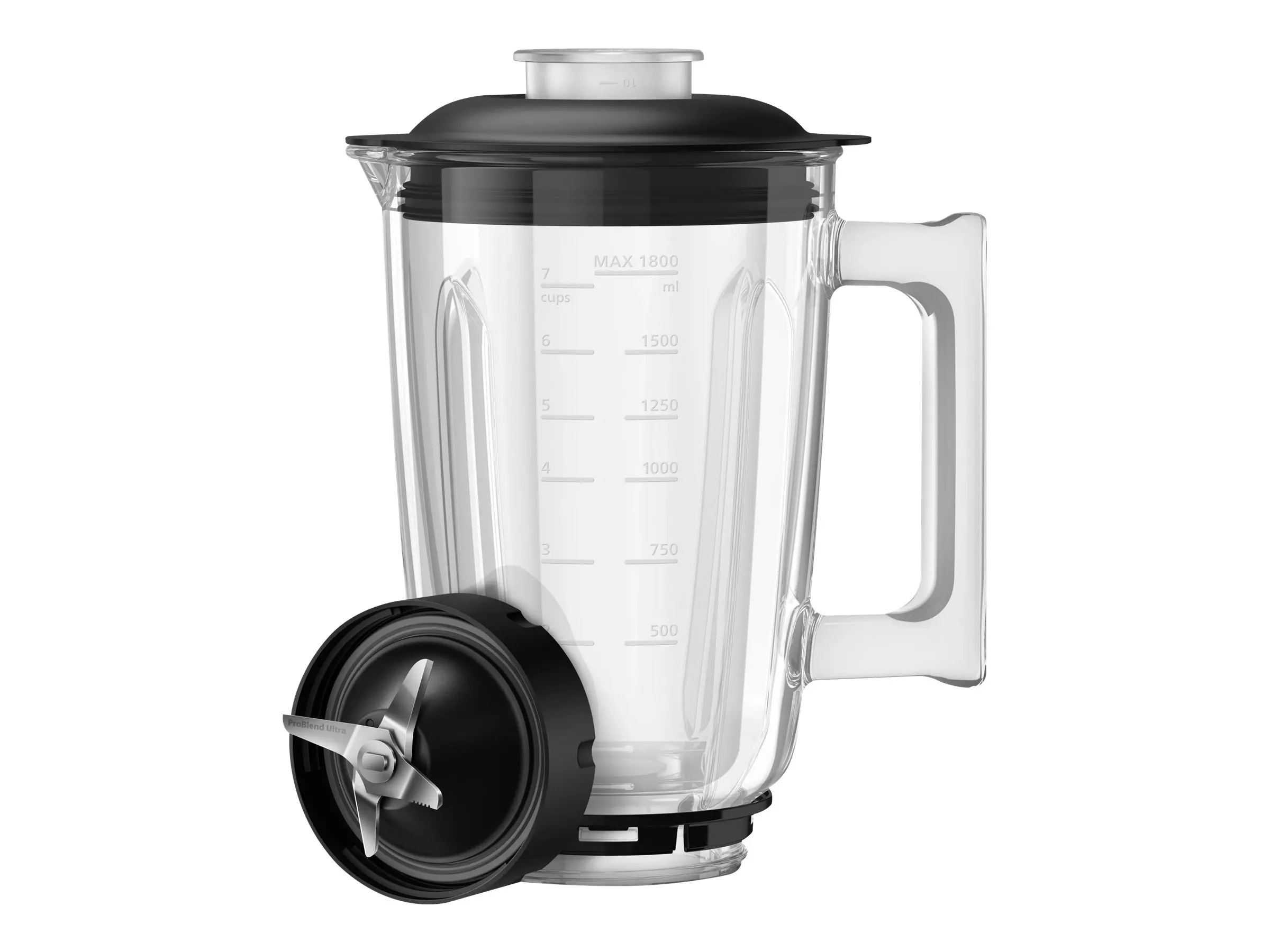 PHILIPS Blender de mare viteză Series 7000 1500W ProBlend Ultra 2 căni pentru la drum carafă din sticlă - image 8