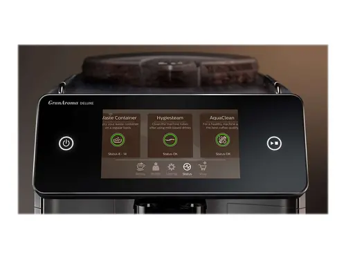 PHILIPS Saeco GranAroma Deluxe Автоматична еспресо машина 5 инчов цветен сензорен TFT дисплей 6 потребителски профила - image 6
