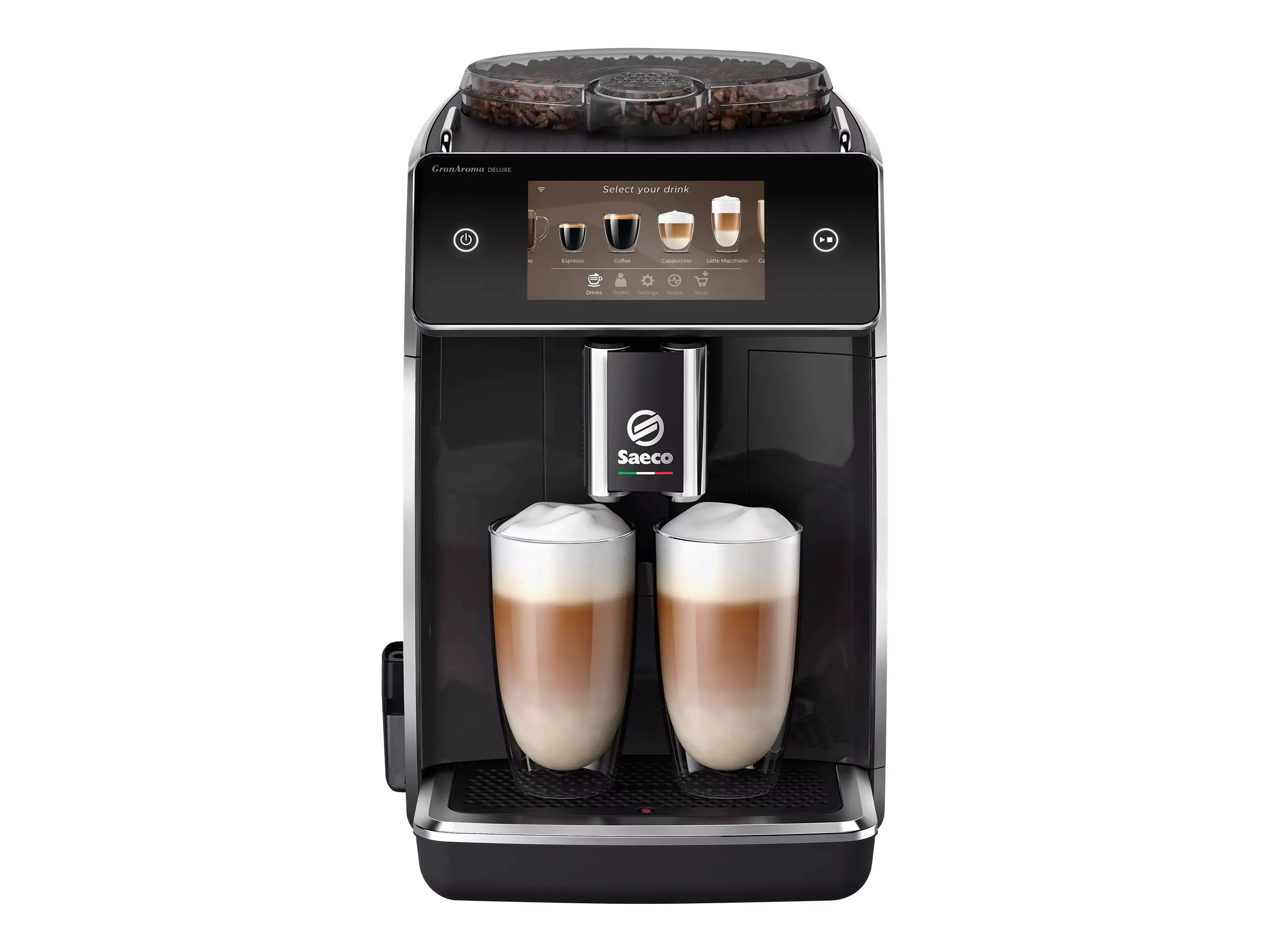 PHILIPS Saeco GranAroma Deluxe Автоматична еспресо машина 5 инчов цветен сензорен TFT дисплей 6 потребителски профила - image 8