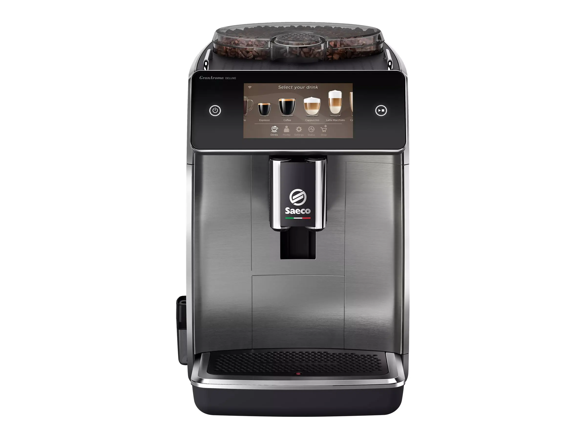 PHILIPS Saeco GranAroma Deluxe Автоматична еспресо машина 5 инчов цветен сензорен TFT дисплей 6 потребителски профила - image 7