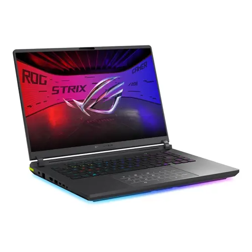 Лаптоп, Asus Strix G16 G615LM-S5076, Intel Ultra 9 275HX 2.7 GHz (36MB Cache, up to 5.4 GHz, 24 cores),16.0 WQXGA(2560X1600),16:10 Bend+500nits, AG,240Hz,DDR5 32GB ( 16GB DDR5-5600 SO-DIMM *2 ) ,1TB , RTX 5060  8GB GDDR7,Wi-Fi 7 ,Backlit Kbd 1-Zone, Eclipse Gray - image 2