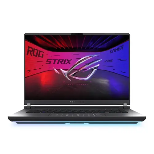 Лаптоп, Asus Strix G16 G615LM-S5076, Intel Ultra 9 275HX 2.7 GHz (36MB Cache, up to 5.4 GHz, 24 cores),16.0 WQXGA(2560X1600),16:10 Bend+500nits, AG,240Hz,DDR5 32GB ( 16GB DDR5-5600 SO-DIMM *2 ) ,1TB , RTX 5060  8GB GDDR7,Wi-Fi 7 ,Backlit Kbd 1-Zone, Eclipse Gray