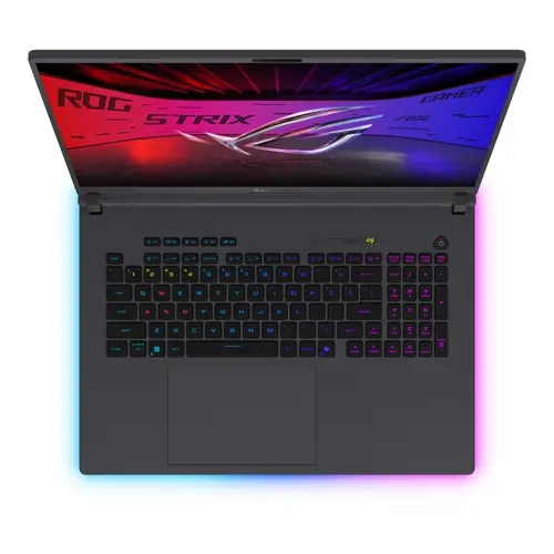 Лаптоп, Asus Strix G18 G815LM-S9025, Intel  Ultra 9 275HX 2.7 GHz (36MB Cache, up to 5.4 GHz, 24 cores),18.0 WQXGA(2560X1600),16:10 Bend+500nits, AG,240Hz,DDR5 32GB ( 16GB DDR5-5600 SO-DIMM *2 ) ,1TB , RTX 5060  8GB GDDR7,Wi-Fi 7 ,Backlit Chiclet Keyboard 1-Zone - image 1