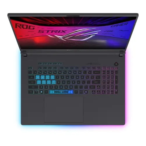 Лаптоп, Asus Strix G18 G815LM-S9025, Intel  Ultra 9 275HX 2.7 GHz (36MB Cache, up to 5.4 GHz, 24 cores),18.0 WQXGA(2560X1600),16:10 Bend+500nits, AG,240Hz,DDR5 32GB ( 16GB DDR5-5600 SO-DIMM *2 ) ,1TB , RTX 5060  8GB GDDR7,Wi-Fi 7 ,Backlit Chiclet Keyboard 1-Zone - image 2