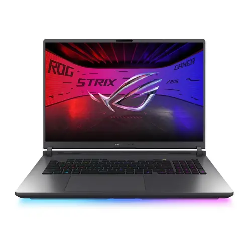 Лаптоп, Asus Strix G18 G815LM-S9025, Intel  Ultra 9 275HX 2.7 GHz (36MB Cache, up to 5.4 GHz, 24 cores),18.0 WQXGA(2560X1600),16:10 Bend+500nits, AG,240Hz,DDR5 32GB ( 16GB DDR5-5600 SO-DIMM *2 ) ,1TB , RTX 5060  8GB GDDR7,Wi-Fi 7 ,Backlit Chiclet Keyboard 1-Zone
