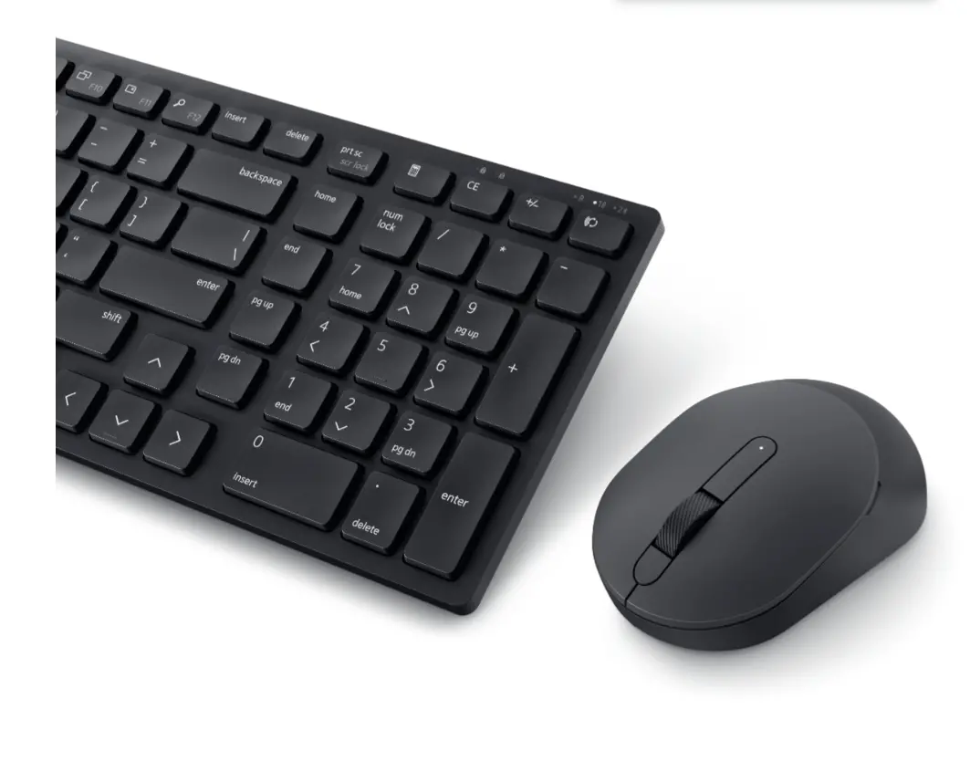 Комплект, Dell Pro Compact Silent Keyboard and Mouse - KM555 - US International (QWERTY) - image 3