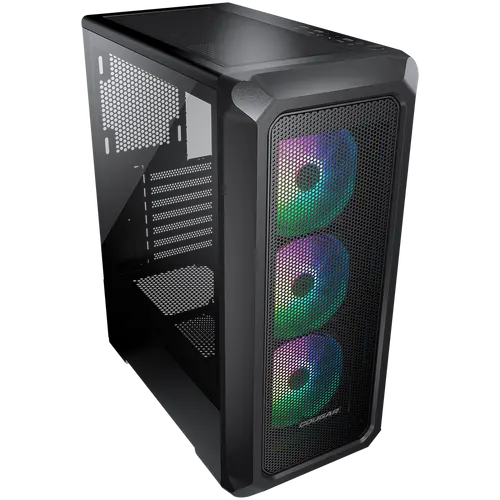 COUGAR Archon 2 Mesh RGB PC Case, Mid Tower, Black - image 1