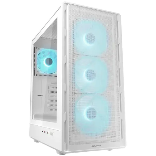 COUGAR AIRFACE PURE PRO PC Case, Mid Tower, White - image 1