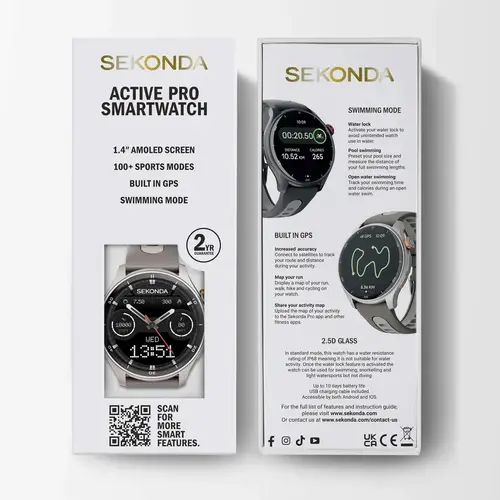 Ανδρικό έξυπνο ρολόι Sekonda Active Pro - S-30238.00 - 8
