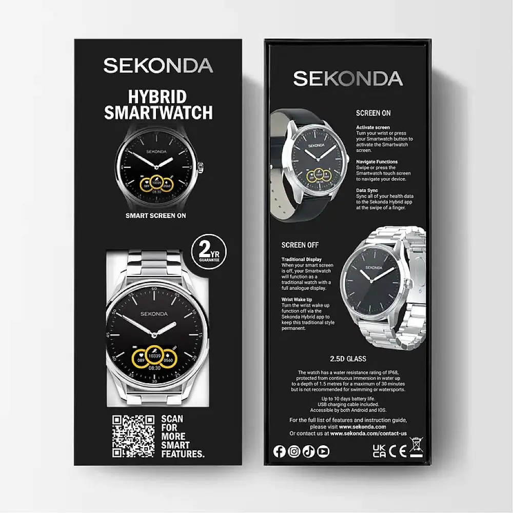 Мъжки смарт часовник Sekonda Hybrid - S-30149.00 - image 7