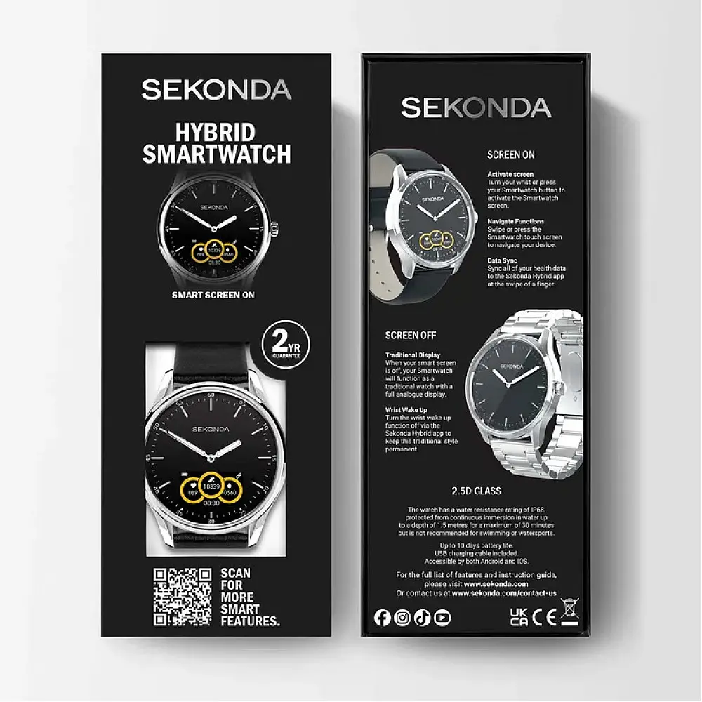 Мъжки смарт часовник Sekonda Hybrid - S-30150.00 - image 7