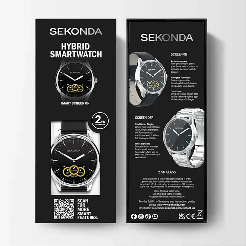 Мъжки смарт часовник Sekonda Hybrid - S-30150.00 - image 7