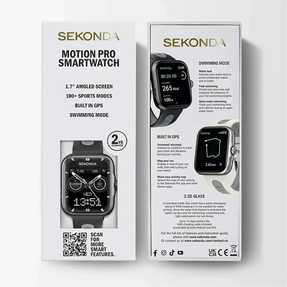 Мъжки смарт часовник Sekonda Motion Pro GPS - S-30240.00 - image 7