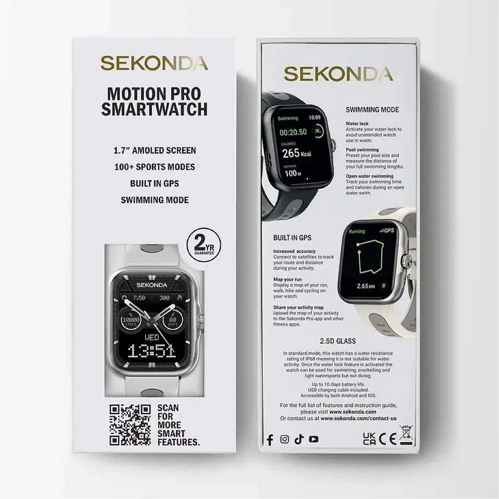 Мъжки смарт часовник Sekonda Motion Pro GPS - S-30241.00 - image 7