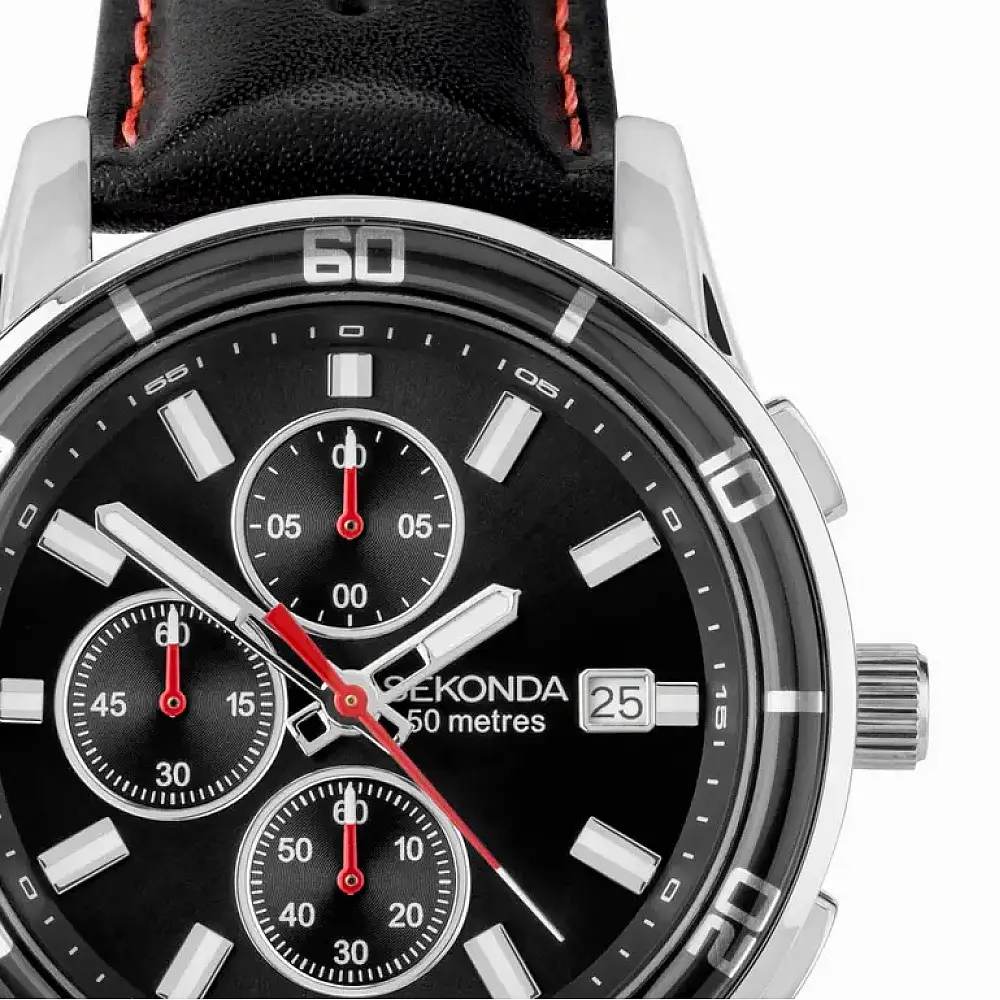 Мъжки часовник Sekonda Midnight Chronograph - S-30206.00 - image 2