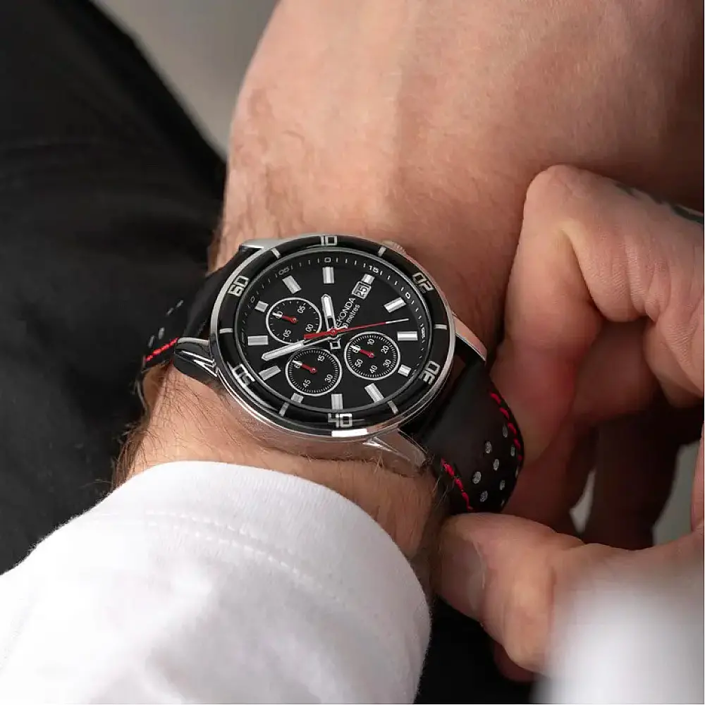 Мъжки часовник Sekonda Midnight Chronograph - S-30206.00 - image 3