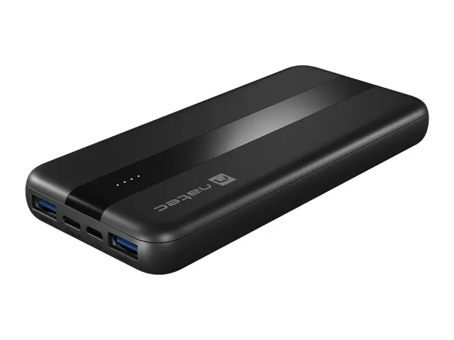 Зарядно устройство, Natec Powerbank Trevi Slim Q V2 10000MAh 2X USB-A 18W + 1X USB-C 20W + USB-C - USB0-C CABLE - image 3