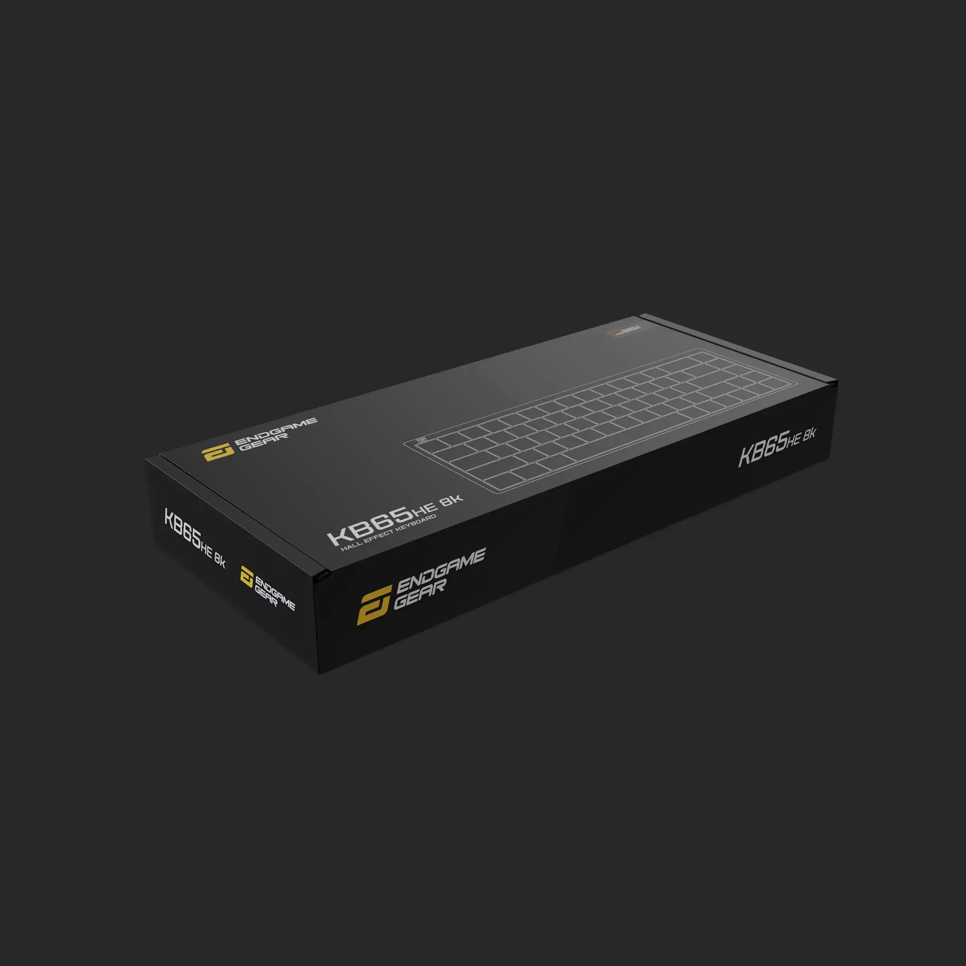 Endgame Gear професионална геймърска механична клавиатура Professional Gaming Mechanical Keyboard KB65HE 8K - Gateron Magnetic Switches, Hall Effect, RGB - Black ( - image 3