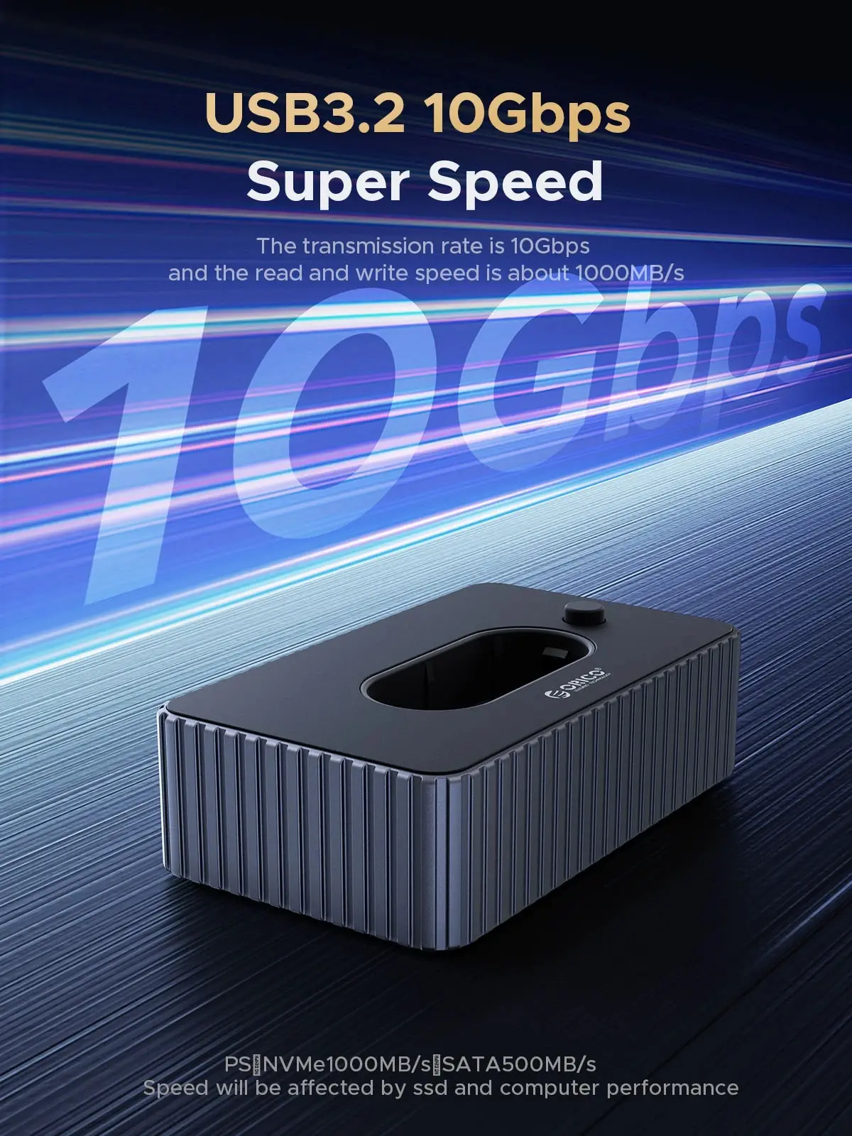 Orico външна кутия за диск/докинг станция Storage - Case/Docking Station - M.2 NVMe/NGFF - IT18C3-GY - image 8