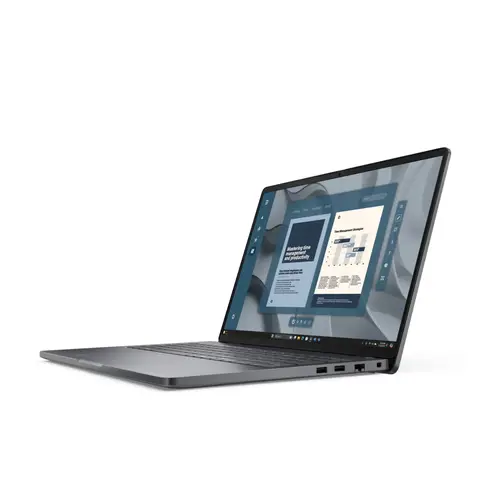 Лаптоп, Dell Pro 16 PC16255, AMD Ryzen 5 PRO 230 (22 MB, 6C, up to 4.9 GHz, 16 TOPS NPU), 16.0" FHD+(1920x1200) IPS, AG, 300nits, 1x16 GB, DDR5, 5600 MT/s, 1 TB SSD, AMD Radeon 760M, FHD HDR+IR Cam and Mic, Wi-Fi 6E, FPR, Backlit Kb, Win 11 Pro, 3Y PS, Magnetite - image 2
