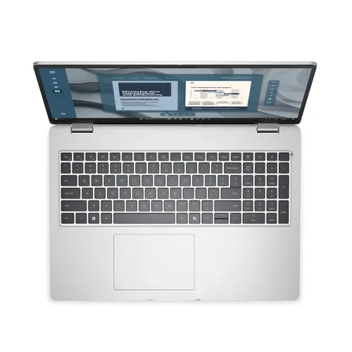 Лаптоп, Dell Pro 16 PC16255, AMD Ryzen AI 7 350 (24 MB, 8C, up to 5.0 GHz), 16.0" FHD+(1920x1200) IPS, AG, 300nits, 16 GB, DDR5, 5600 MT/s, 512 GB SSD, AMD Radeon 860M, FHD HDR + IR Cam and Mic, Wi-Fi 6E, FPR, Backlit Kb, Win 11 Pro, 3Y PS, Platinum silver - image 3
