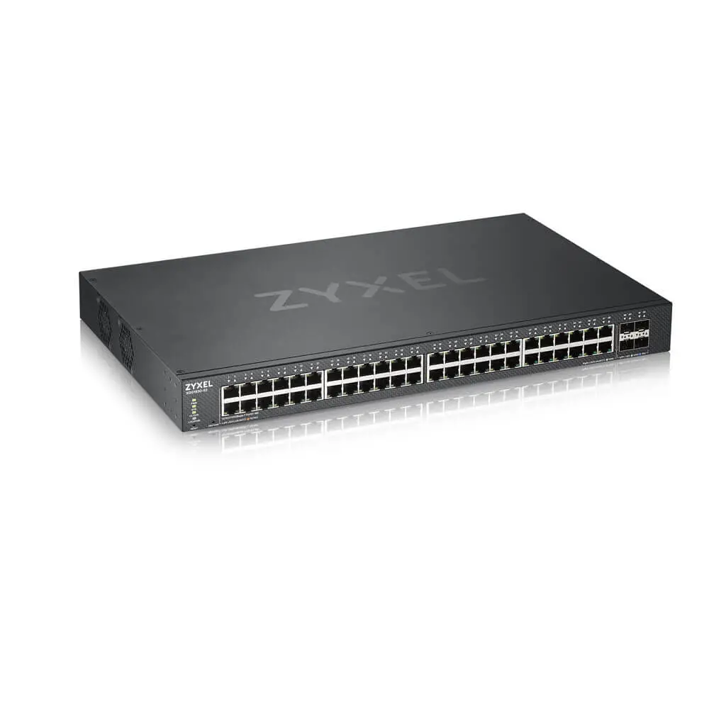 Switch, ZyXEL XGS1935-28HP, 28 porturi Lite-L3 Smart Managed PoE Switch, 24x Gigabit PoE și 4x 10G SFP+, mod hibrid, standalone sau NebulaFlex Cloud - image 2