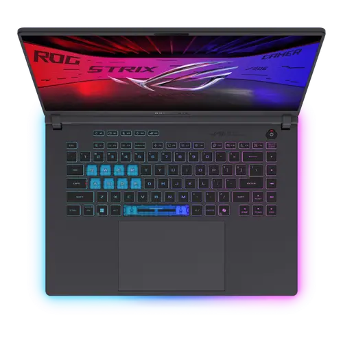 Лаптоп, Asus Strix G16 G615LW-S5029W,INTEL ARL HX Ultra 9, 16.0  WQXGA (2560X1600)16:10,Bend+500nits ,AG, 240 Hz,DDR5 32GB ( 16GB DDR5-5600 SO-DIMM *2 ) ,1TB , RTX5080  16GB,Wi-Fi 7 ,Backlit Chiclet Keyboard 4-Zone RGB, Windows 11,Eclipse Gray , Backpack - image 2