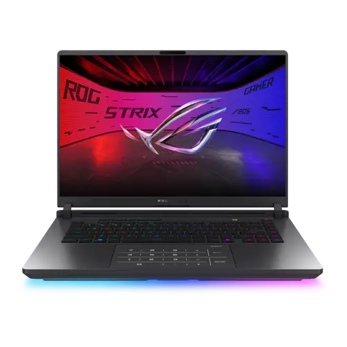 Лаптоп, Asus Strix G16 G615LW-S5029W,INTEL ARL HX Ultra 9, 16.0  WQXGA (2560X1600)16:10,Bend+500nits ,AG, 240 Hz,DDR5 32GB ( 16GB DDR5-5600 SO-DIMM *2 ) ,1TB , RTX5080  16GB,Wi-Fi 7 ,Backlit Chiclet Keyboard 4-Zone RGB, Windows 11,Eclipse Gray , Backpack