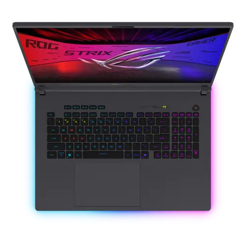 Лаптоп, Asus Strix G18 G815LP-S9024, Intel Ultra 9 275HX 2.7 GHz (36MB Cache, up to 5.4 GHz, 24 cores),18.0 WQXGA(2560X1600),16:10 Bend+500nits, AG,240Hz,DDR5 32GB ( 16GB DDR5-5600 SO-DIMM *2 ) ,2TB , RTX 5070  8GB GDDR6,Wi-Fi 7 ,Backlit Kbd 1-Zone, No OS, Gray - image 3