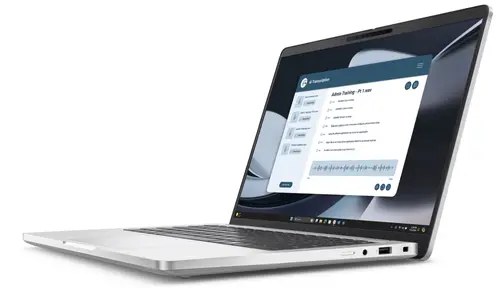 Лаптоп, Dell Pro 14 Plus PB14255, AMD Ryzen AI 5 PRO 340 (22MB, 6C, up to 4.8 GHz), 14.0" FHD+(1920x1200) IPS, AG, 300nits, 16GB, LPDDR5, 7500 MT/s (onb), 512 GB SSD, AMD Radeon 840M, FHD HDR + IR Cam and Mic, Wi-Fi 7, FPR, Backlit Kb, Win 11 Pro, 3Y PS, Alum - image 3