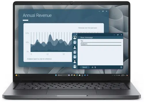 Лаптоп, Dell Pro 14 PC14255, AMD Ryzen 5 220, 14" FHD+(1920x1200) IPS, 300nits AG, 1x16 GB DDR5 5600 MT/s, 512 GB SSD, AMD Radeon 740M graphics, FHD HDR IR Cam and Mic, Wi-Fi 6E, FPR, Backlit Kb, Win11 Pro, Magnetite + Dell Pro 14-16 Premium Slim Backpack