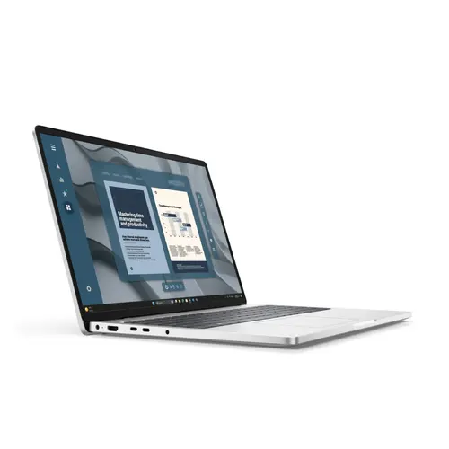 Лаптоп, Dell Pro 16 PC16255, AMD Ryzen AI 7 350, 16.0" FHD+(1920x1200) IPS AG 300nits, 16 GB DDR5 5600 MT/s, 512 GB SSD, AMD Radeon 860M, FHD HDR +IR Cam and Mic, Wi-Fi 6E, FPR, Backlit Kb, Win 11 Pro, 3Y PS, Plat. silver + Dell Pro 14-16 Premium Slim Backpack - image 1