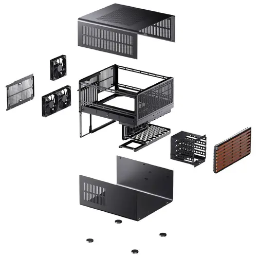 Кутия Jonsbo N5 NAS E-ATX - Black - image 11
