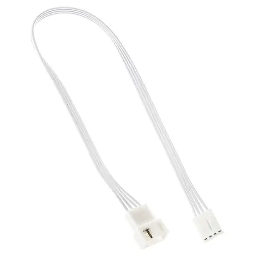 Cablu prelungitor Kolink 4-Pin PWM - 30 cm, Alb - 2