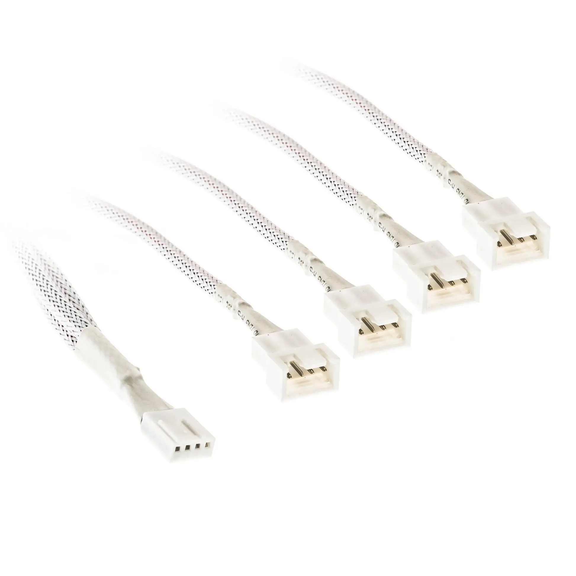 Καλώδιο Kolink PWM 1-4 Διαχωριστής - 35 cm, πλεκτό, Λευκό