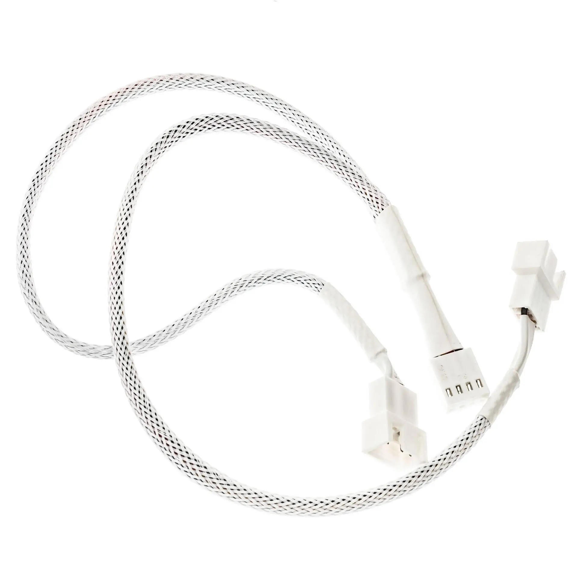 Кабел Kolink PWM 1-2 Сплитер - 35 cm, оплетен, Бял - image 1