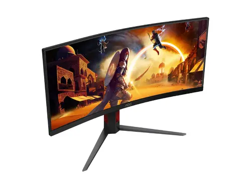 Монитор, AOC CU34G4, 34" Curved 1500R VA WLED, 3440x1440@180Hz, 1ms GtG, 0.5ms MPRT, 300cd m/2, 2500:1, 80M:1 DCR, Adaptive Sync, FlickerFree, Low Blue Light, Tilt, Height Adjust, Swivel, 2xHDMI, DP - image 12