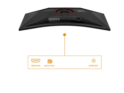 Монитор, AOC CU34G4, 34" Curved 1500R VA WLED, 3440x1440@180Hz, 1ms GtG, 0.5ms MPRT, 300cd m/2, 2500:1, 80M:1 DCR, Adaptive Sync, FlickerFree, Low Blue Light, Tilt, Height Adjust, Swivel, 2xHDMI, DP - image 4