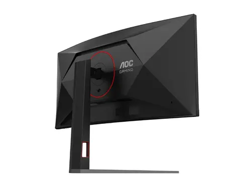 Монитор, AOC CU34G4, 34" Curved 1500R VA WLED, 3440x1440@180Hz, 1ms GtG, 0.5ms MPRT, 300cd m/2, 2500:1, 80M:1 DCR, Adaptive Sync, FlickerFree, Low Blue Light, Tilt, Height Adjust, Swivel, 2xHDMI, DP - image 6