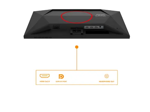Monitor, AOC 25G4SRE, 24.5" Fast IPS WLED, 1920x1080@300Hz (OC 310Hz), 1ms GtG, 0.3ms MPRT, 400cd m/2, 1000:1, 80M:1 DCR, Adaptive Sync, FlickerFree - 14