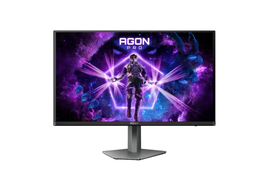 Монитор, AOC AG276UZD, 26.5" QD-OLED, 3840x2160@240Hz, 0.03ms GtG, 1000cd m/2, 1.500.000:1, 80M:1 DCR, Adaptive Sync, FlickerFree, LowBlue Mode, 5Wx2, Tilt, Height Adjust, Pivot, Swivel, 2xHDMI, DP, USB hub, KVM - image 1