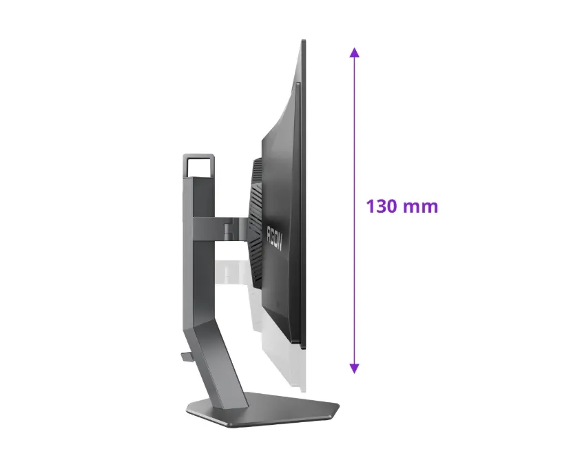 Монитор, AOC AG276UZD, 26.5" QD-OLED, 3840x2160@240Hz, 0.03ms GtG, 1000cd m/2, 1.500.000:1, 80M:1 DCR, Adaptive Sync, FlickerFree, LowBlue Mode, 5Wx2, Tilt, Height Adjust, Pivot, Swivel, 2xHDMI, DP, USB hub, KVM - image 13
