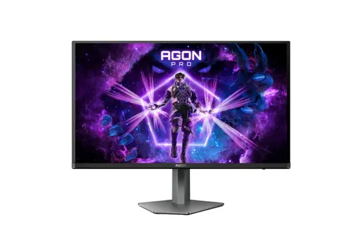 Монитор, AOC AG276UZD, 26.5" QD-OLED, 3840x2160@240Hz, 0.03ms GtG, 1000cd m/2, 1.500.000:1, 80M:1 DCR, Adaptive Sync, FlickerFree, LowBlue Mode, 5Wx2, Tilt, Height Adjust, Pivot, Swivel, 2xHDMI, DP, USB hub, KVM - image 1