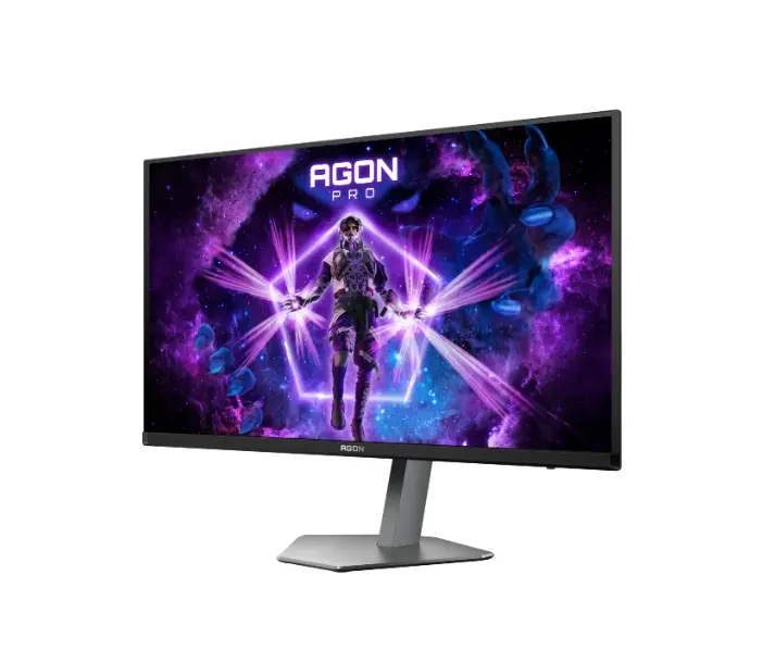 Монитор, AOC AG276UZD, 26.5" QD-OLED, 3840x2160@240Hz, 0.03ms GtG, 1000cd m/2, 1.500.000:1, 80M:1 DCR, Adaptive Sync, FlickerFree, LowBlue Mode, 5Wx2, Tilt, Height Adjust, Pivot, Swivel, 2xHDMI, DP, USB hub, KVM - image 3