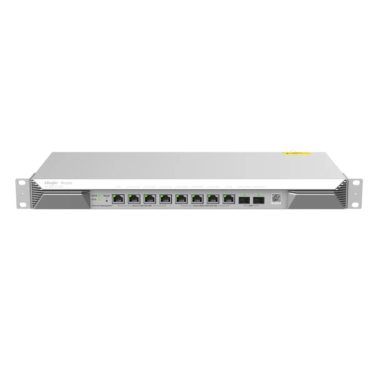 Рутер Ruijie RG-EG1510XS, 4x2.5GE, 4x1GE,2x10GE SFP+, Cloud, OpenVPN,1500 users