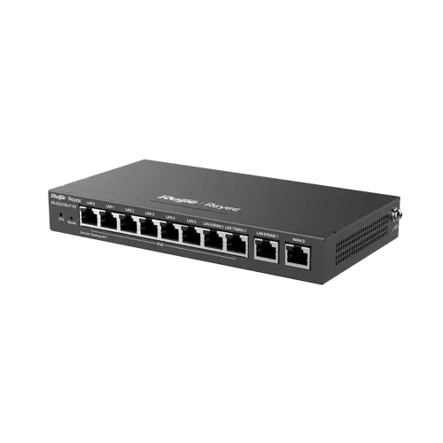 Рутер Ruijie RG-EG210G-P-V3, 8xGE POE , Multi WAN,256MB,Cloud,OpenVPN, 200 users - image 2